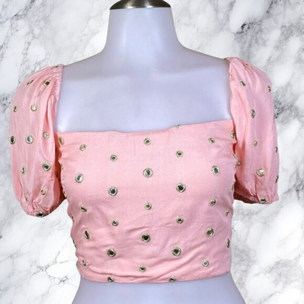 Lovers + Friends Gael Crop Top in Pink